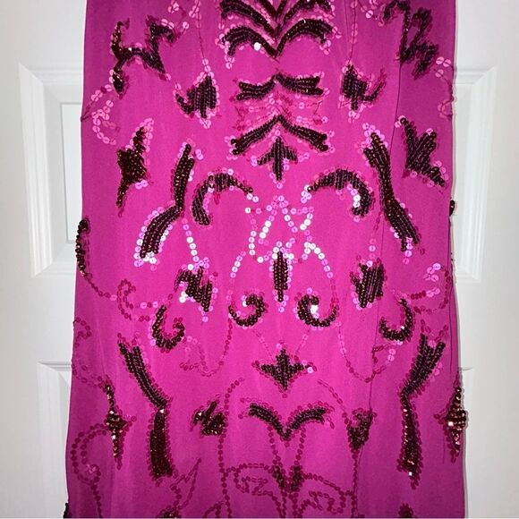 JOANNA HOPE Embellished Sequins Sleeveless Maxi Gown Dress - Picture 7 of 14